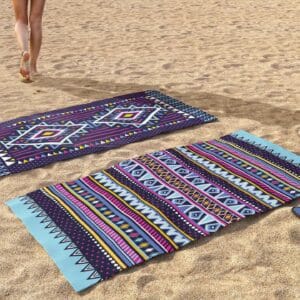 Toalha de Banho Aveludada Estampada Atalaia 0,75cm x 1,50m