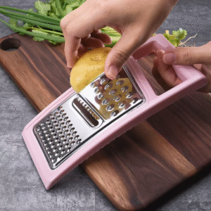 Ralador Fatiador de Legumes Dingmei - Rosa
