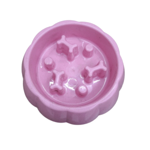 Comedouro Pet Tijela p/ Cães e Gatos Plástico Educativo - Rosa