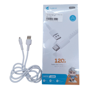 Cabo de Carregador Celular USB para Micro 120W Super Fast Yugao