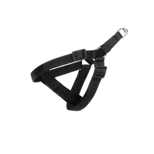 Coleira Peitoral Para Cães Nylon - PRETO-P