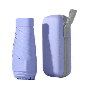 Mini Guarda Chuva Sombrinha de Bolso c/ Estojo - Lilas