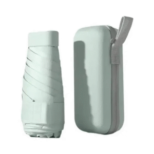 Mini Guarda Chuva Sombrinha de Bolso c/ Estojo - Verde Claro
