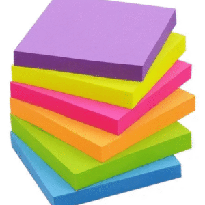 Conjunto de 5 Blocos de Anotações Post-It Coloridos