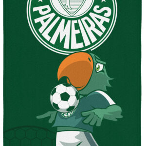 Toalha Aveludada Times de Futebol 70cm x 1,40m - Palmeiras
