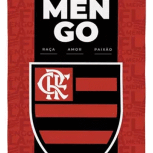Toalha Aveludada Times de Futebol 70cm x 1,40m - Flamengo