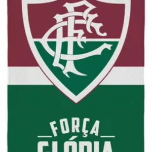Toalha Aveludada Times de Futebol 70cm x 1,40m - Fluminense