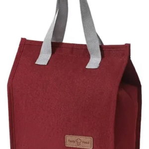 Bolsa Térmica 8 Litros Fitness Marmita Marmitex Almoço Lanche - Bordo