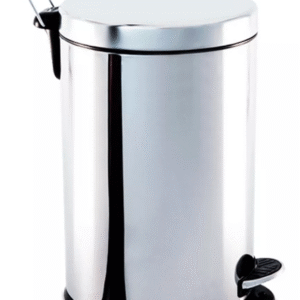 Lixeira Pedal com Tampa Inox e Balde Interno Removivel De Plástico Para Banheiro,Cozinha, Escritório - 3 litros