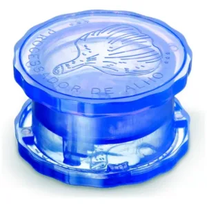Triturador de Alho Manual - Azul
