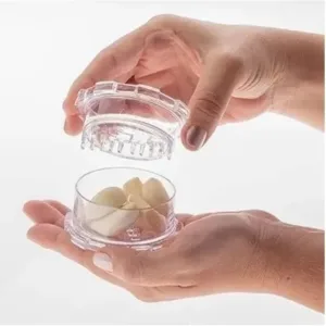 Triturador de Alho Manual - Transparente