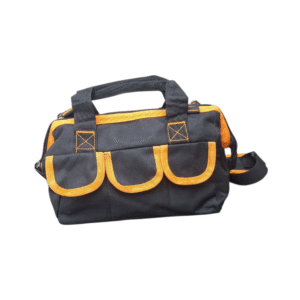 Bolsa para Ferramentas Impermeável 34x20x23cm - Preto/Laranja