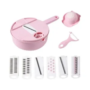 Fatiador e Ralador Manual de Alimentos - Rosa