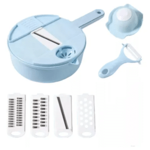 Fatiador e Ralador Manual de Alimentos - Azul