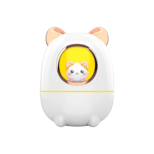 Mini Umidificador de Ar Difusor Climatizador Aromático Gatinho - Branco