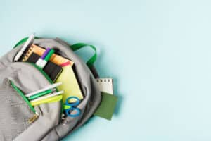 Tamanho de mochila escolar