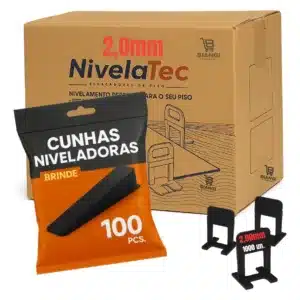 1000 Espaçador Nivelador 2,0mm + Brinde 100 Cunhas De Brinde