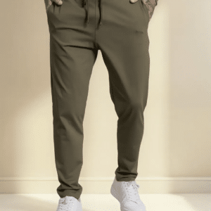 Calça Casual Slim Masculina Em Poliamida Dialogo