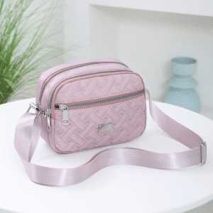 Bolsa De Ombro Feminina Lateral Casual Transversal - Rosa