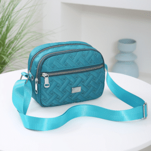 Bolsa De Ombro Feminina Lateral Casual Transversal - Verde Turquesa