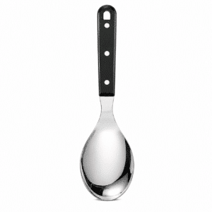 Utensílios De Cozinha De Aço Inoxidável Com Cabo Preto - Colher